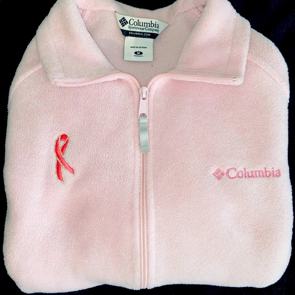 Beautiful pink Colombia fleece jacket!